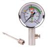 Universal Metal Air Pressure Gauge for Basketball, Football, Volleyball - Pointer Type Tester