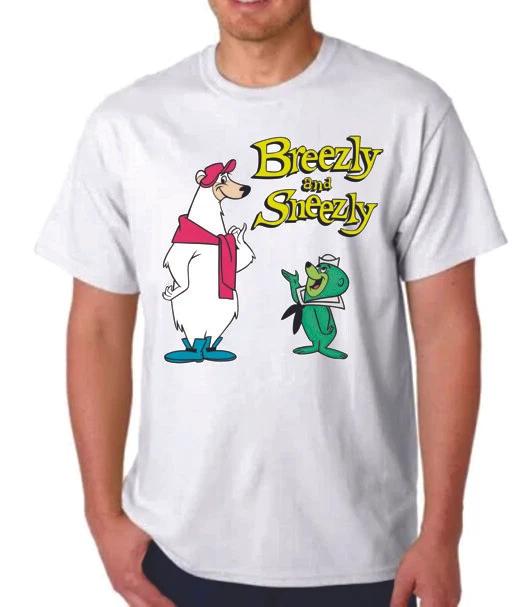 BREEZLY BRUIN AND SNEEZLY T-T-shirt HANNA BARBERA CARTOON CEREAL FANS ANIMATION 4XL