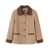 Women's Spring Woolen Lapel Coat - Stylish Thin Cardigan for Mothers