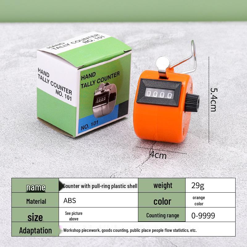 Colorful Metal Handheld Mechanical Tally Counter