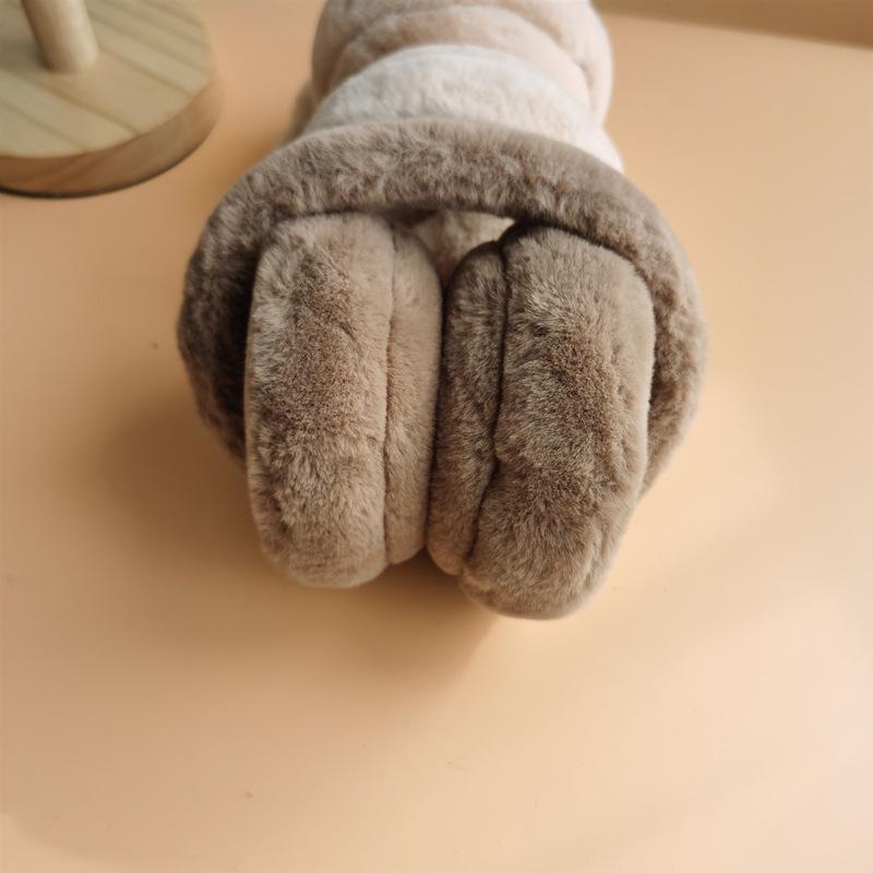 Korean Style Cute Women's Winter Earmuffs - Thick, Lined, Warm, Anti-Freeze Ear Protectors