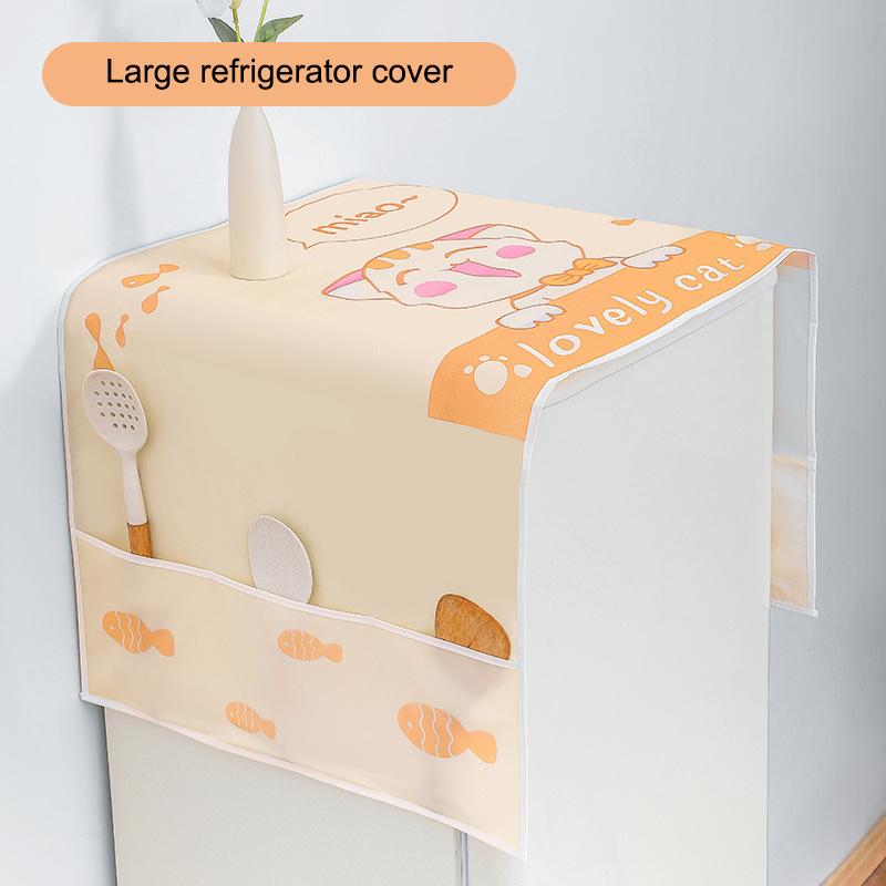 Refrigerator And Washing Machine Dust Cover Storage Hanging Bag Washable Protect Cover Cloth Storage Bag