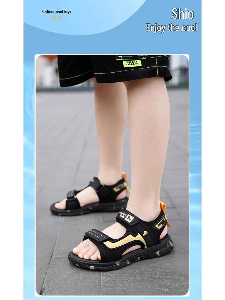 Summer Non-Slip Beach Sandals for Boys with Soft Soles - Children's Sizes