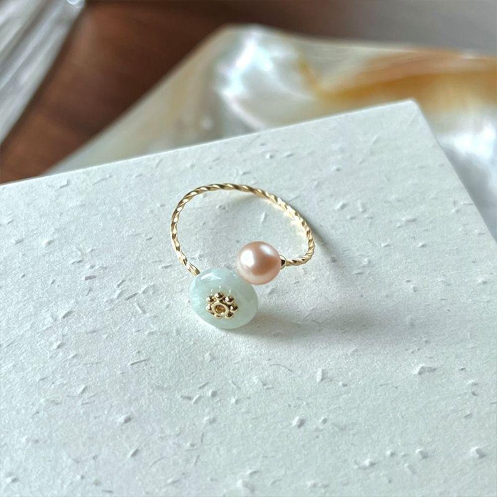 Elegant Cuff Ring Temperament Rabbit Design Opening Ring Personality Valentine's Day Gift  Women