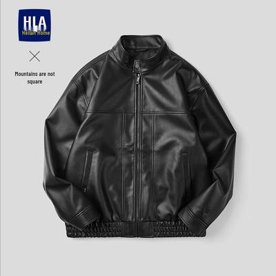 HLA Men's Stand-Collar Spring Jacket