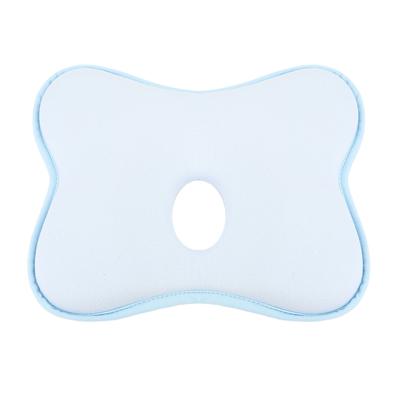 Baby-Formkissen, verhindert Plattkopf, Memory-Schaum, weiches Mittelloch, ergonomisches Schlafkissen für Säuglinge