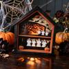 Layered Structure Halloween Haunted House Decoration  Tabletop Halloween Decor