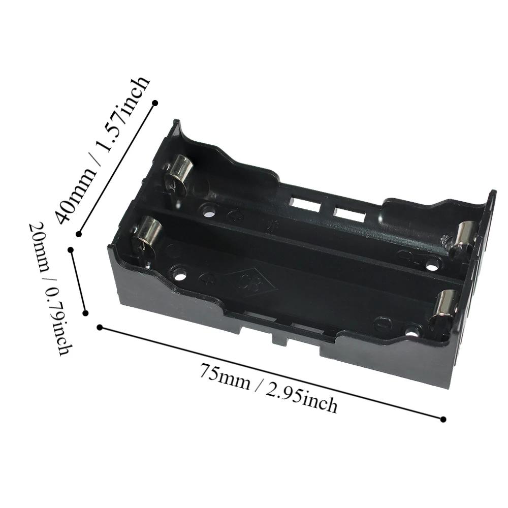 1/2pcs 18650 Battery Holder Box 1/2/3/4 slot DIY Battery Storage Case 1X 2X 3X 4X Batteries Container Hard Pin