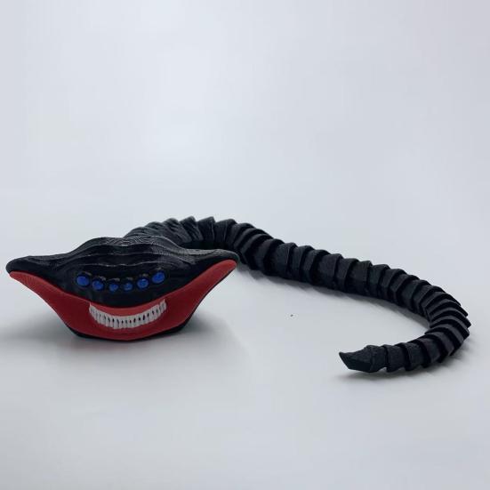 Juguete de Animal Marino Impreso en 3D Criatura Marina de Terror Figurita con Articulaciones Móviles Modelo Articulado de Depredador Oceánico Mítico Adorno de Decoración