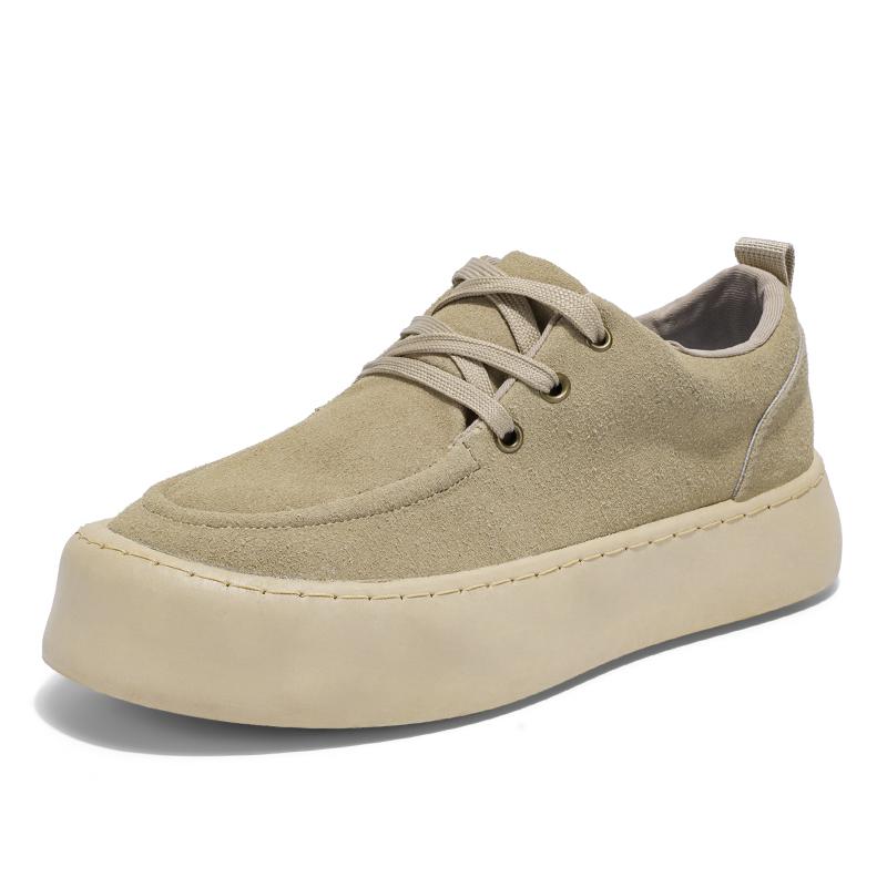 Fashion 2025New Outdoor Casual Leather Flat Sneakers Men Fashion Designer Soft Sole Breathable Office Shoes Classic Lace-Up Oxford Shoes