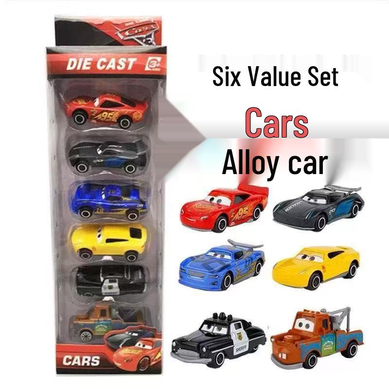 Lightning McQueen Pull-Back Alloy Racing Car Toy for Kids