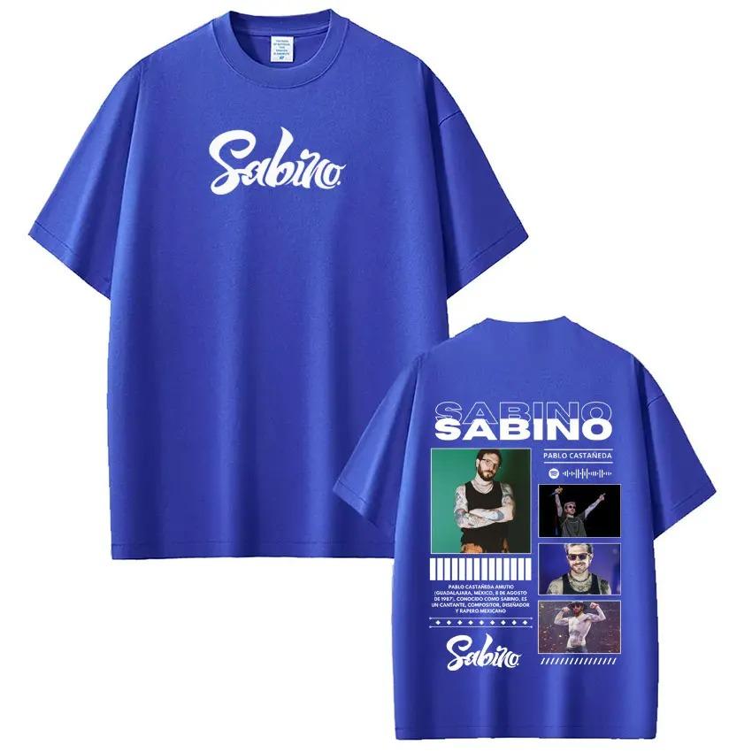 Unisex Harajuku Style Fashion Short Sleeve Casual High Quality TShirt Rapper Sabino Album Tour Printed Women And Men TShirt