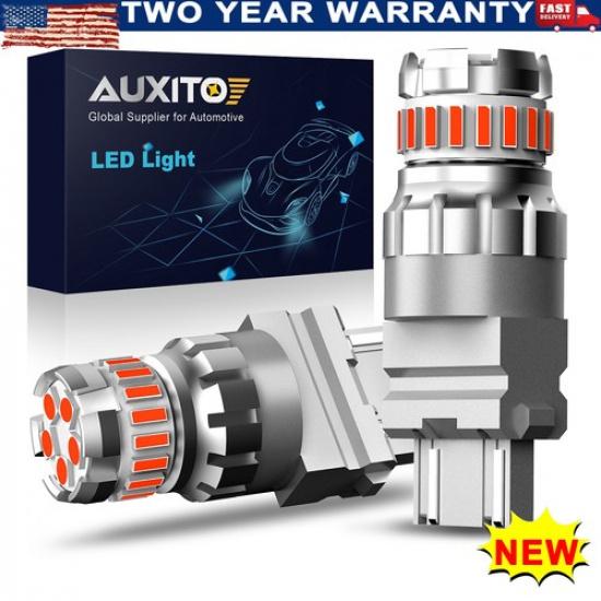 2X Red LED 3157 Bright Brake Tail Stop Bulbs Light/Parking Running Day Lamp