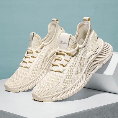 Womens Sneakers Fall Fashion Slip On Walking Shoes Lady Casual Knit Breathable Flats Tennis Shoes