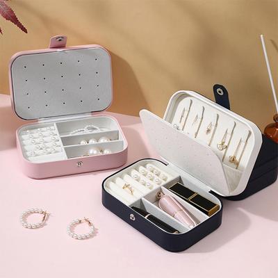 Velká prachotěsná antioxidační úložná krabička na šperky s odnímatelnými přepážkami, odolná proti vlhkosti, měkká podšívka, kontejner na náušnice, prsteny, náhrdelníky, šperky