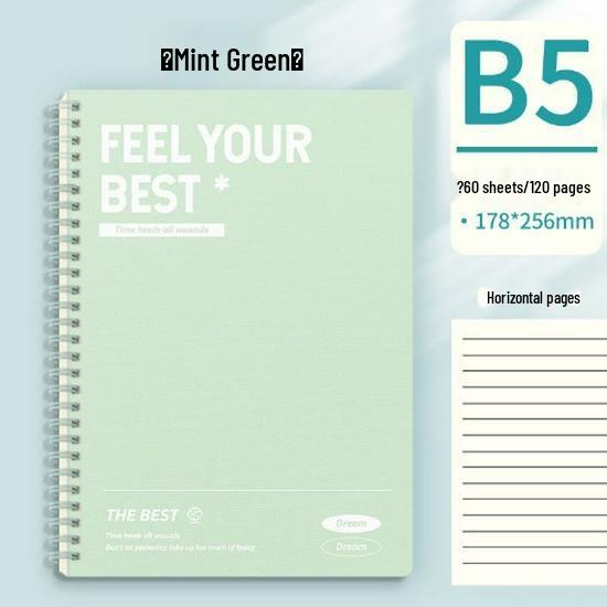 

Блокнот А5 на спирали, многоцветный, утолщенный, пустой, для студентов - Товары первой необходимости для возвращения в школу