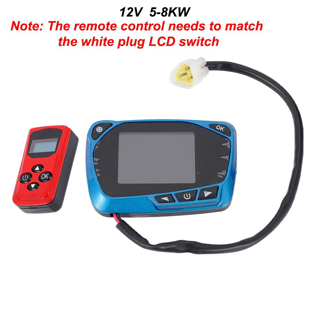 

12В 5кВт Дизельный Воздушный Отопитель ЖК-Монитор Переключатель+Материнская плата Блока Управления+Пульт Дистанционного Управления Аналогичный для Eberspacher Webasto