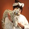1 PCS 38CM/48CM/58CM Huggable Soft Lifelike Stuffed Animals Leopard Lion Plush Toys Wild Animal Tiger for Children