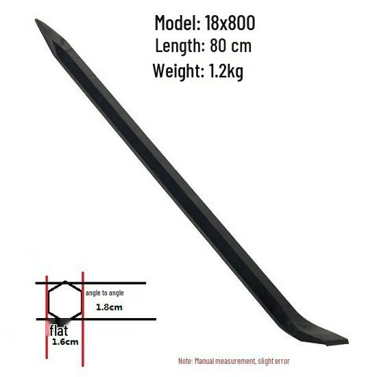 Special Steel Crowbar Nail & Tire Pry Bar for Auto Repair and Wood Crate Disassembly