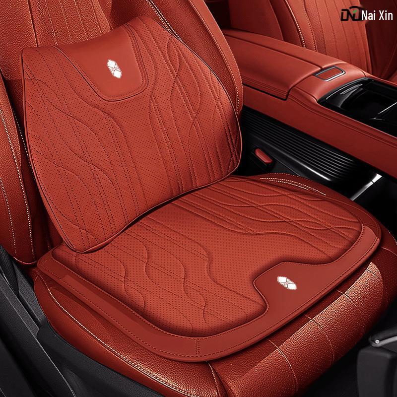 Zhijie S7/R7 & Xiangjie S9 Headrests, Lumbar Supports, Seat Cushions: All-Season, Comfortable, Breathable Leather Interior.