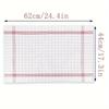 1/4/6pcs Classic Plaid Dish Towel Scouring Pad, Soft Large Size Kitchen Towel, Suitable for Bar and Kitchen Cleaning