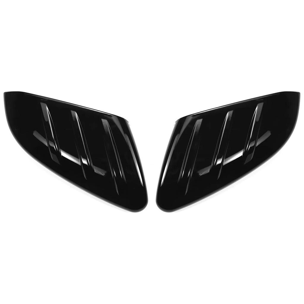 Pair Car Rearview Mirror Cover Glossy Black/Carbon Fiber Side Door Mirror Cover For Honda Civic 10th 2016 2017 2018