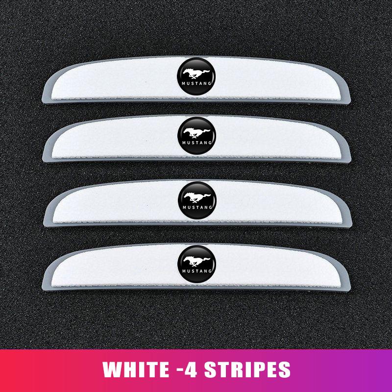 ITES5 For Ford 4pcs Car Door Edge Protection Guards Anti-scratch Stickers Anti-collision Strip Accessories Escape Ecosport Explorer