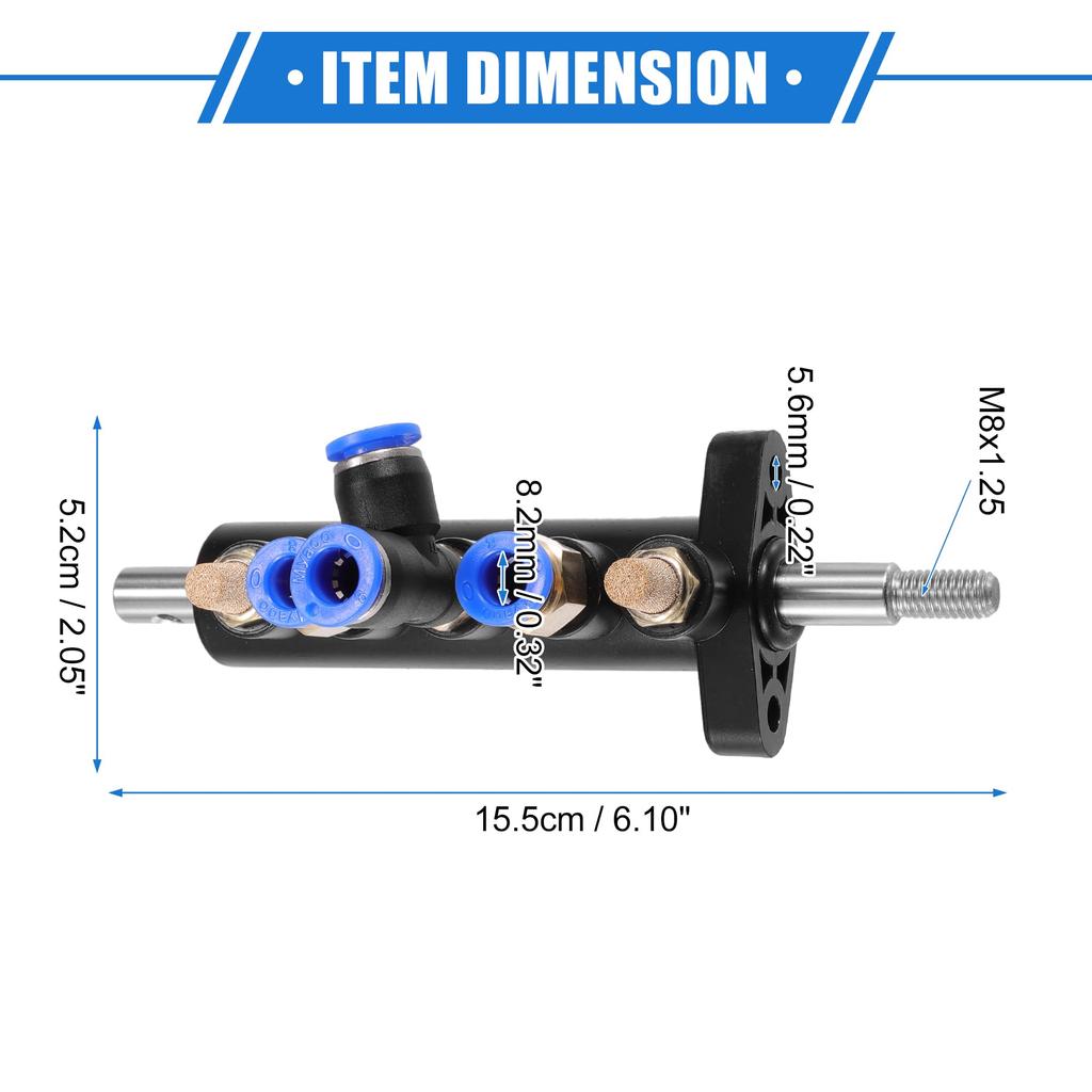 VekAuto Air Control Valve Foot Pedal, 6.10"x2.05"x2.91" Tire Changer Machine Part, Universal Car Tire Replacement Metal, Black