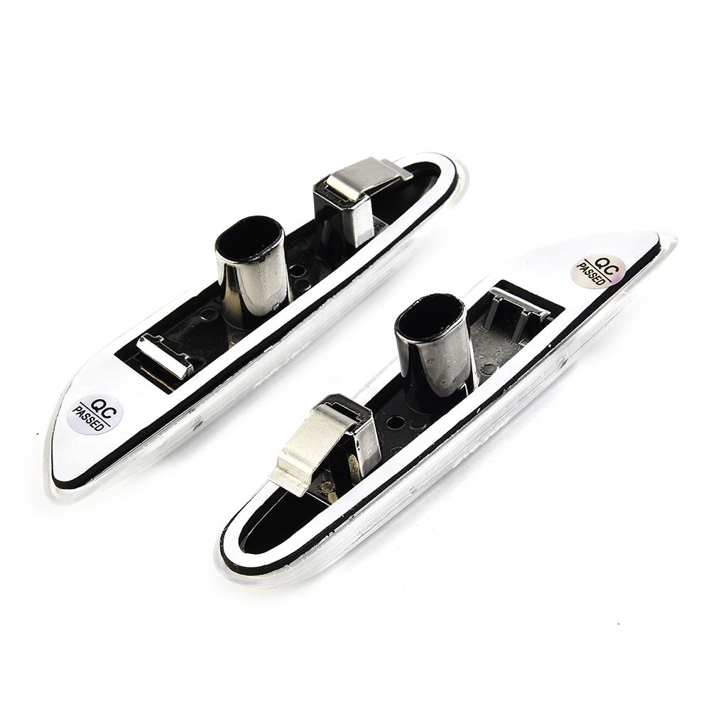 LED Side Marker Lights E60 E87 Turn Signal 1 Pair ABS Plastic Amber Dynamic E90 E91 E92 For BMW For BMW X5 E53