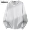 Mark Fairwhale Men's Waffle-Knit Long-Sleeve Round-Neck T-Shirt