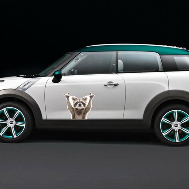 High Quality Raccoon Themed Decals For Vehicle Body And Customization Automotive Exterior Decorative Stickers