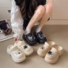 Hole Shoes Women Wear New Thick Soles To Increase the Height of Beach Nurses Baotou Semi Sandals Women