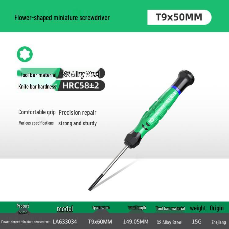 Rotating Color Ring Precision Mini Screwdriver for Mobile, Clock, Watch, Tablet Repair