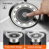 Sink Strainer Touch Pull Resistant Tool Installation for Drain Maintenance