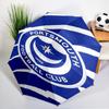 Ports Fc Crest Printed Automatic Umbrella, 8-Frame for Travel, camping, Casual Umbrella, Essential Gift for  for family and friends