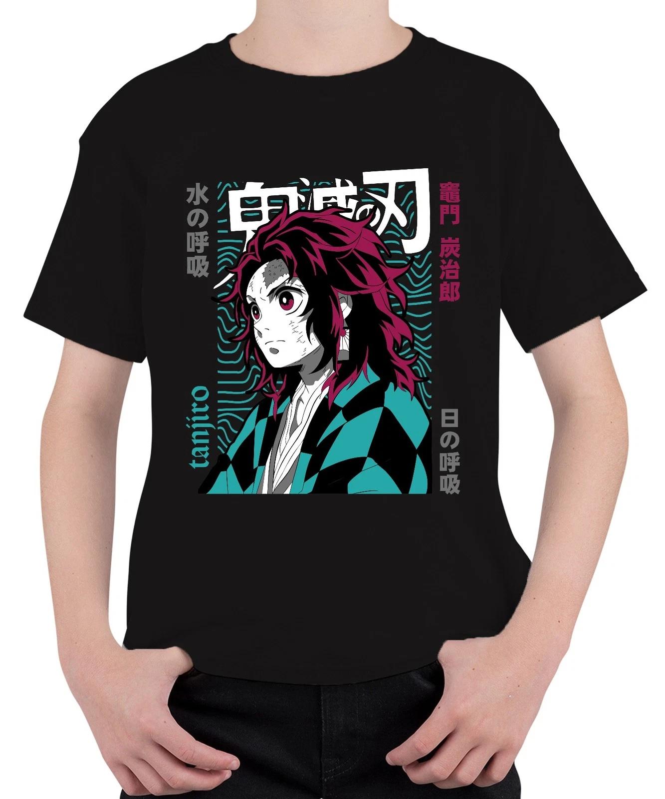 Tanjiro Demon Slayer Schwert Dämonenjäger Wasseratmung Japan Y2K Streetwear Unis XS