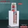 Bamboo/Black red Acrylic Storage Rack Coffee Tea Shop Cup Holder many grid Appliances Disposable Frame Taker