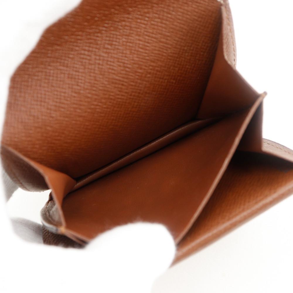 LOUIS VUITTON Porto Moneguse Coin Purse M61970 Brown Monogram canvas unisex Used