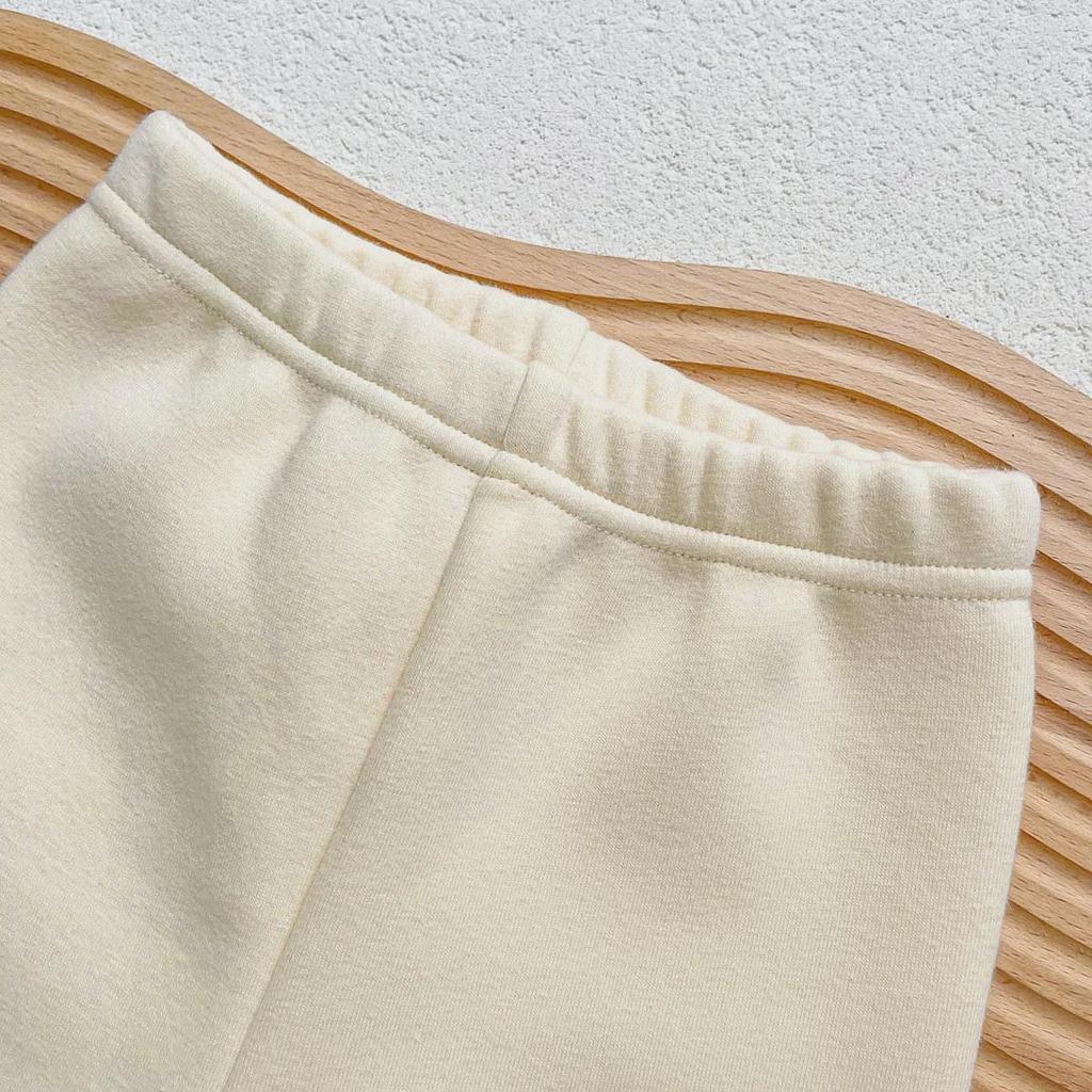 Leggings en velours pour enfants: Pantalon chaud une pièce de style coréen pour garçons et filles, automne/hiver.