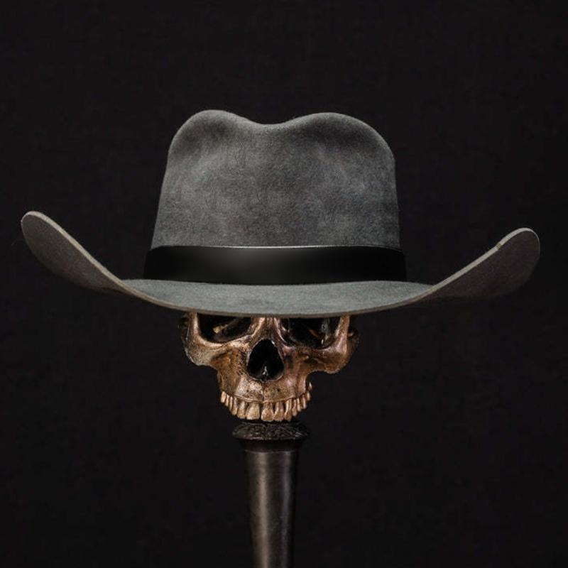 Roleplay Cowboy Hat Woolen Fedora Jazzs Hat Music Festival Hat Costume Decors