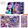 92pcs Kpop Demon Hunters Laser Cards K-POP Witch Hunt Cartoon Series Accessories 60pcs LOMO Small Cards & 32pcs Stickers