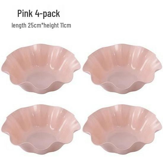 European Style Plastic Fruit and Snack Plate for Home and Office