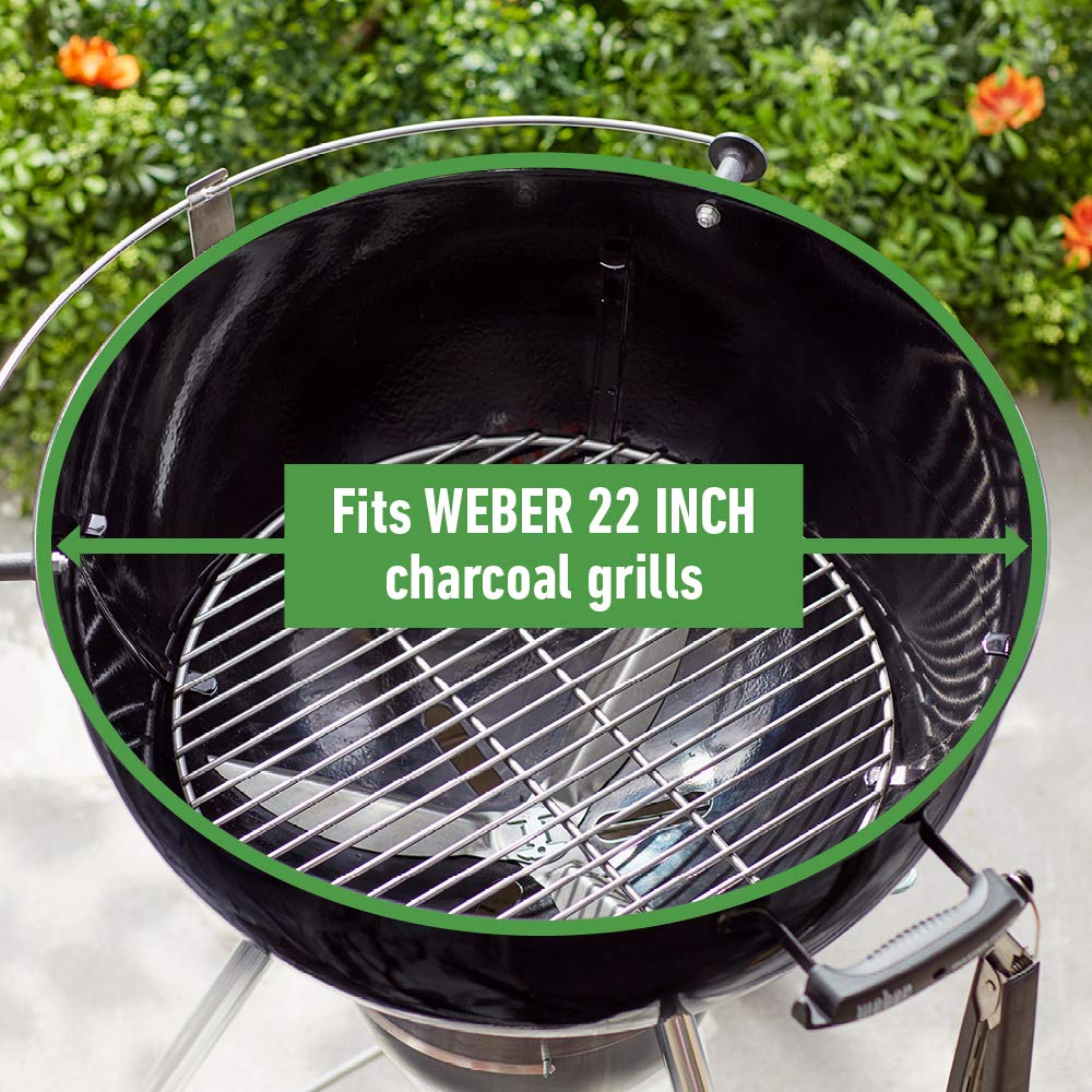 Ruszt węglowy Weber o średnicy 43 cm do kuchenki BBQ 57 cm 7441, odpowiedni do Japonii [Oryginalny produkt]
