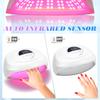 380W 84LEDS Powerful UV LED Nail Dryer Nail Lamp For Curing All Gel Nail Polish Professional Lamp Light Manicure Equipment