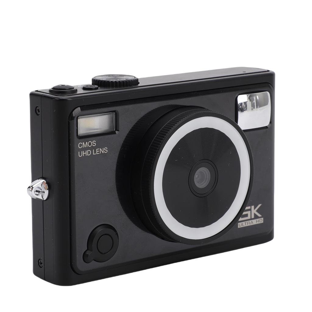 64MP 5K Photo Video Camera WIFI Rear Front Double Lens 2.8 Inch Touch Screen Beauty Camera with Fill Light for Selfies
