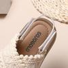 Summer 2026 Girls' Retro Ethnic Comfortable Beach Sandals - Soft Sole for Toddlers, Kids, and Students