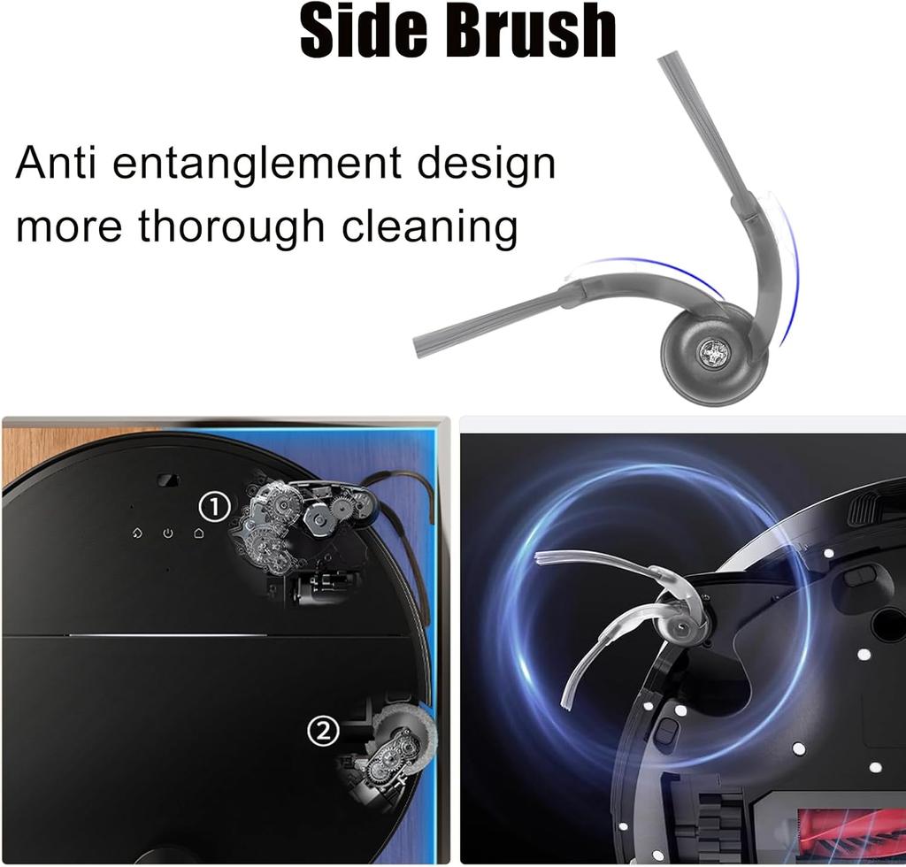 For Roborock S9 MaxV Ultra / Saros 10 / S90ver / A1460RR Robot Vacuum Accessorie Main Side Brushe Mop Cloth HEPA Filter Dust Bag