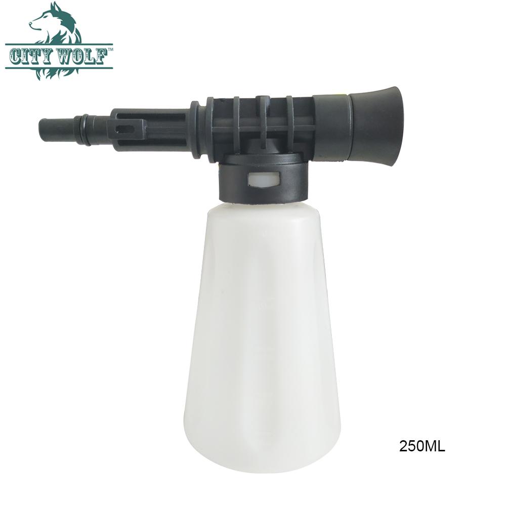 

250 мл Мойка высокого давления Пеногенератор Пенная насадка Бутылка для мыла Пистолет Генератор Для Makita Interscol AR Micheline Black&Deck Автомойка