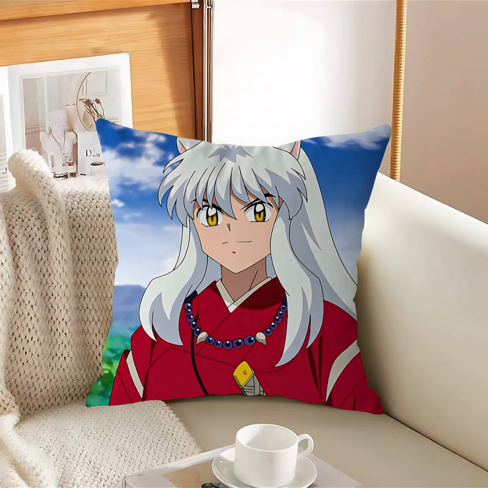 InuyashaeS Anime Pillow Case Removable Washable Cushion Cover – All-Season Soft Linen