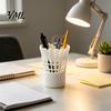 3D Printed Pen Cup Badminton Shaped Holder, Creative Desk Organizer, Aesthetic Storage Container, Sports Themed Organizer Minimalist Stationery Holder